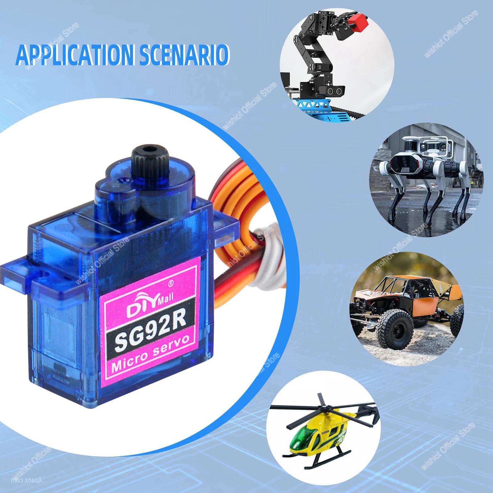 Sg92r micro servo motor 4.8-6v - Drone Gimbal Controller avaliação e preço