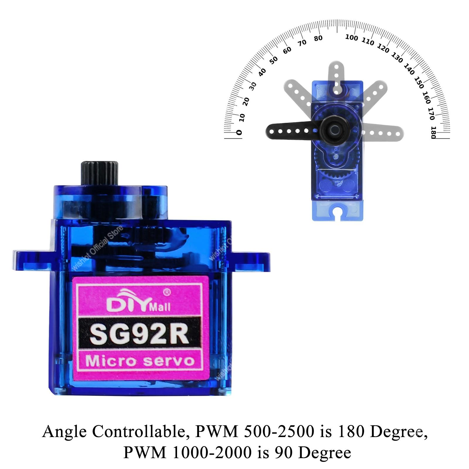 Sg92r micro servo motor 4.8-6v - Drone Gimbal Controller avaliação e preço
